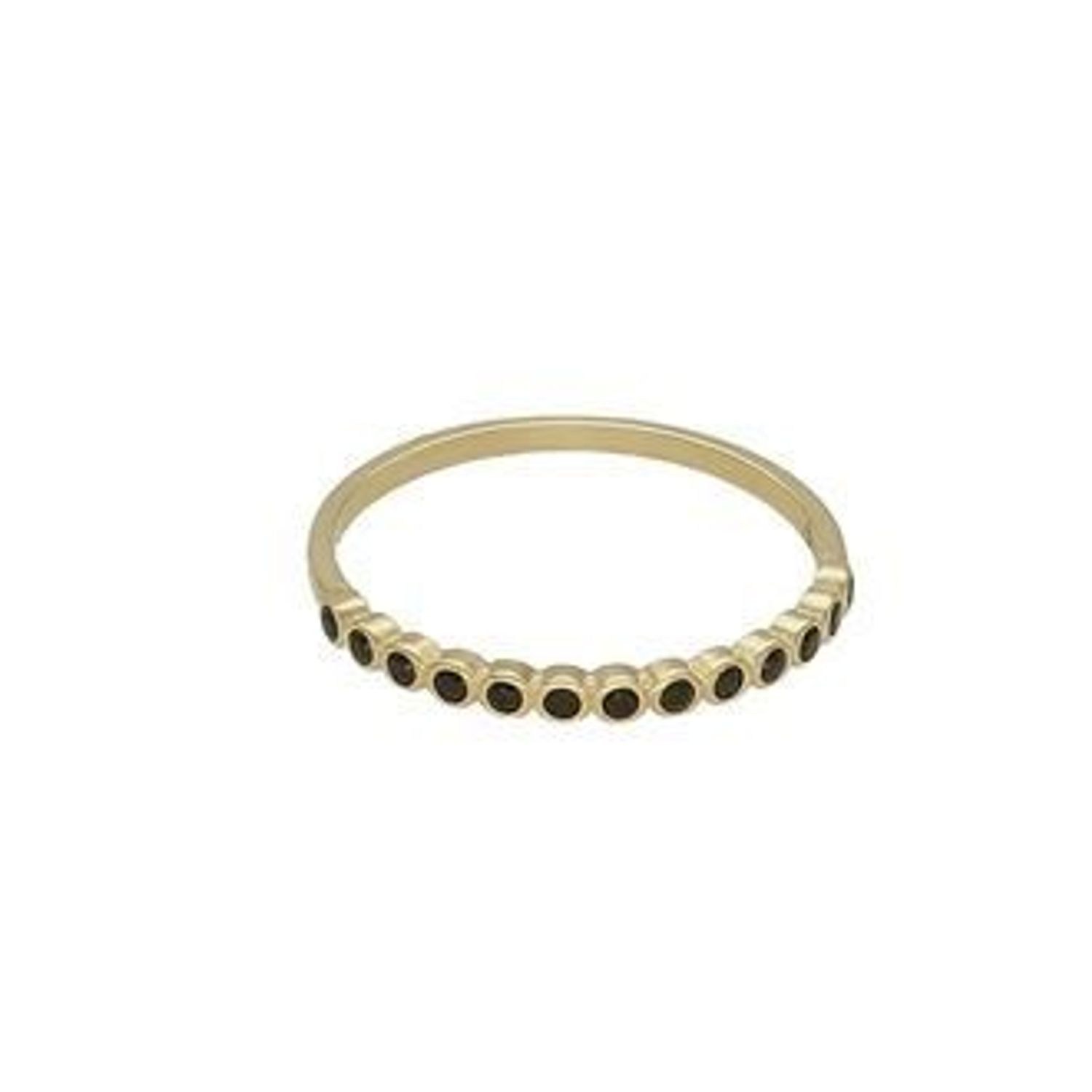 Złoty pierścionek 333 obrączka z czarnymi cyrkoniami PI 6041A 333 Złoty pierścionek 333 obrączka, czarne cyrkonie. Wyjątkowy pierścionek wykonany z żółtego złota, ozdobiony cyrkoniami. Piękny wzór utworzony poprzez połączenie obrączki i (1).jpg